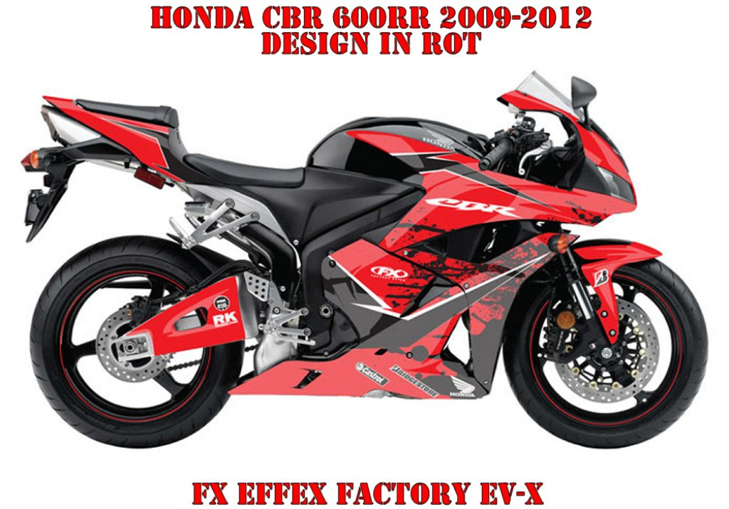 EV-X Rot für Honda CBR 600RR 2009-2012